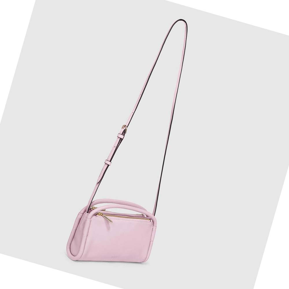 Men's Ecco Contact Crossbody Shoulder Bags Pink | Canada 776JPQ